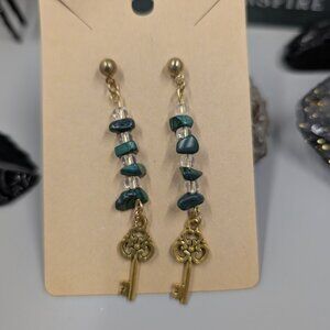 Verdant Key Totem Earrings